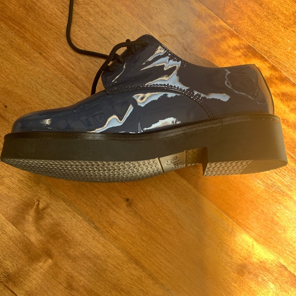 Bos&Co patent royal blue shoes - Picture 8 of 8